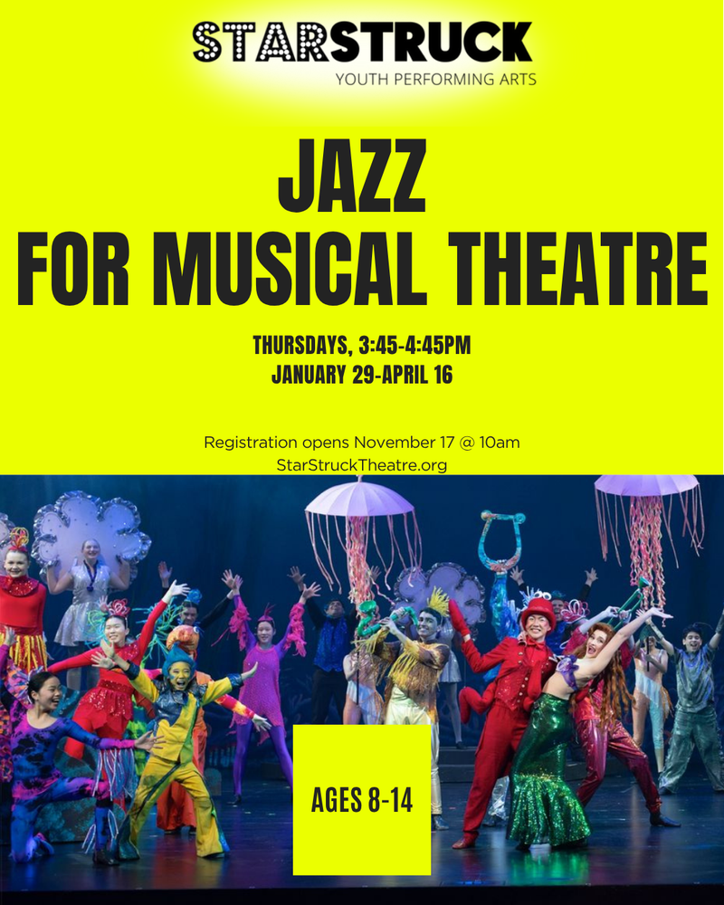 Jazz for Musical Theatre (Ages 8-14)