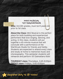 Mini Musical: 101 Dalmatians Kids
